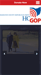 Mobile Screenshot of hamiltoncountyrepublicanparty.org